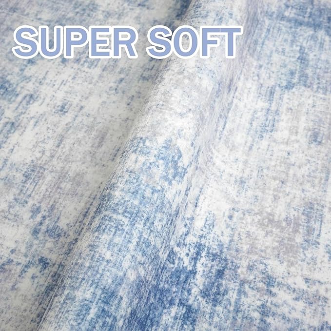 IOHOUZE Abstract Runner Rug 3x18 Ft Washable Runners - Image 6