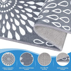 StepRite Runner Rug 2.5 x 8 ft, Washable Rugs, Hallway Runner Rugs, Kitchen - Image 3