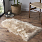 Faux Fur Rug Sofa Chairs Cover, 2X3 Shaggy Furry Rugs by Tangsoo