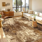 Washable Area Rugs 4'x6' Non-Slip Modern Abstract Soft - Image 8