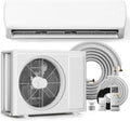 Uthfy 12000 BTU Mini Split AC/Heating System,115V 19 SEER2 Energy Efficient Ductless Inverter AC Unit,Cools Up to 750 Sq.Ft with Pre-Charged Condenser,Heat Pump & Installation Kits