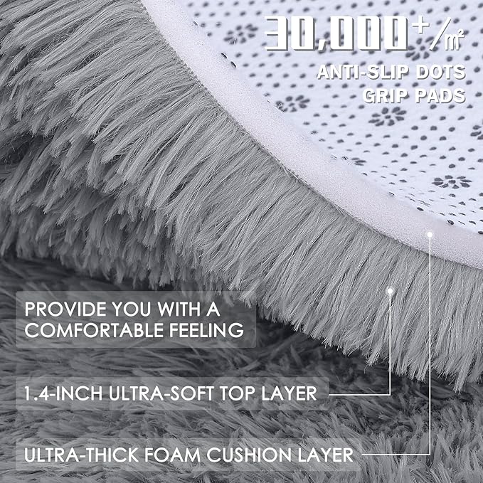 OLANLY 7x12 Machine Washable Large Area Rugs - Image 8