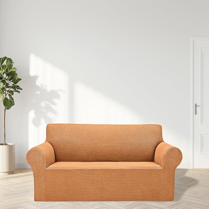 Cupuamon 2026 New Stretch Loveseat Sofa Slipcovers Couch Cover - Image 3