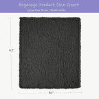 Bigacogo Chunky Knit Throw Blanket - Image 2
