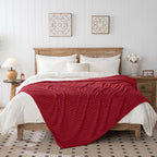 50x70 Inch Red Throw Blanket - Image 5
