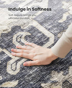 AMADA HOMEFURNISHING 2x4 Washable Area Rug, Low-Profile Entryway Rug - Image 6