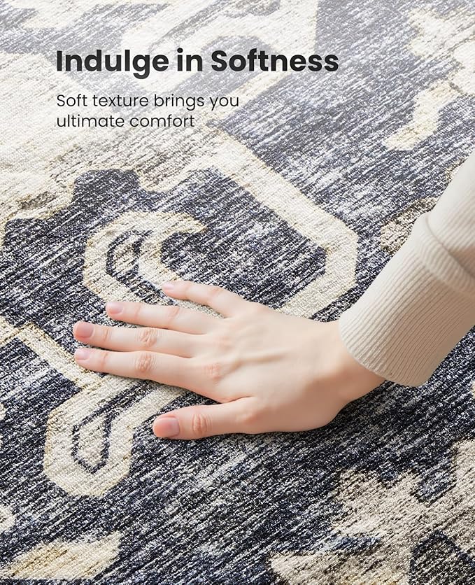 AMADA HOMEFURNISHING 2x6 Washable Runner Rug, Low-Profile Kitchen Rugs - Image 6