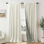 Extra Wide 70 Inch Blackout Curtains 96 Inches Long by Pitalk