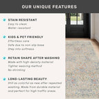 Beige Blue Living Room Rug 5x7, Cottage Area Rug - Image 7