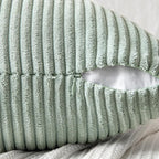 MIULEE Greyish Green Decorative Throw Pillow Covers 20x20 Inch - Image 3