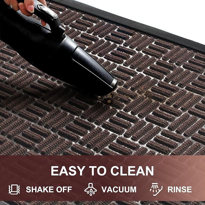 Mibao Front Door Mat, Heavy Duty Durable Welcome Mat - Image 4