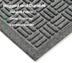 Mibao Front Door Mat Indoor Outdoor Entrance, Dirt Trapping Waterproof - Image 5