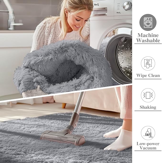 OLANLY 7x10 Machine Washable Large Area Rugs - Image 2