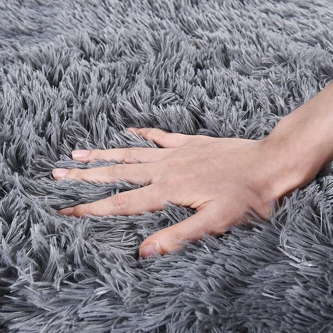 Rugs for Living Room 5x7, Soft Shaggy Modern Shag Area Rug for Bedroom - Image 4