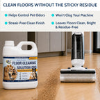 Floor Cleaning Solution Refill Compatible with Tineco, 68 fl oz Unscented, Pet Urine Odor, Robot Vacuum Mop, Cordless Wet/Dry Vacuum Mop, iFLOOR Series, FLOOR ONE S3/S5/S6/S7/S9