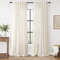 Nanspring Modern Linen Curtains 96 Inches Long by Nanspring
