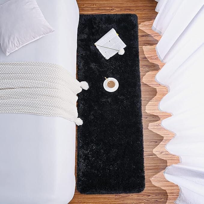 Chicrug Soft Runner Rugs for Bedroom Living Room Plush Fluffy Rug 2x5 Feet - Image 5