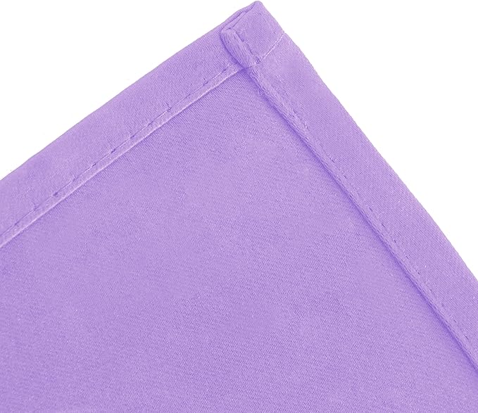 LEMOMO Blackout Curtains 52 x 95 inch/Lavender Curtains Set of 2 Panels/Thermal - Image 8