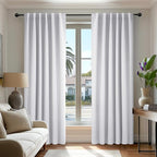 Deconovo Blackout Curtains, Thermal Insulated, W70 x L84 2 Panels, Back Tab by Deconovo
