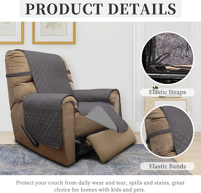 ISSUNTEX Double Protection 100% Waterproof Recliner Covers - Image 5