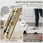 Non Slip Kitchen Mats for Floor Washable Kitchen Rugs Sets of 3, Khaki