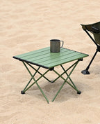 iClimb Ultralight Compact Camping Folding Table (Green - S)