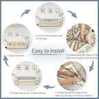 MYSKY HOME Boho Couch Cover for Dogs Washable Khaki Rhombic Couch Sofa - Image 6