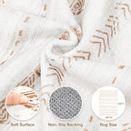 Nakagishi Area Rug Living Room Rugs: 8x10 Large Soft Machine Washable Boho - Image 3