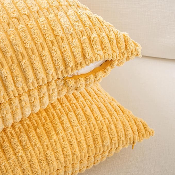 Fancy Homi Set of 4 Spring Lumbar Rectangle Decorative Throw Pillow Covers - Image 3