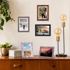 Fixwal 5x7 Picture Frames Set of 5 with Tempered Glass, MDF, Multicolor
