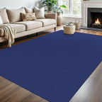 KOZYFLY Washable Area Rug 6x9 ft Rubber Backed Non Slip Rugs by KOZYFLY