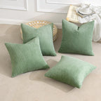 MIULEE Boho Farmhouse Throw Pillow Covers 18x18 Inch Set of 4 Mordern Nordic - Image 4
