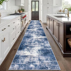 IOHOUZE Abstract Runner Rug 3x20 Ft Extra Long Washable Runners - Image 2