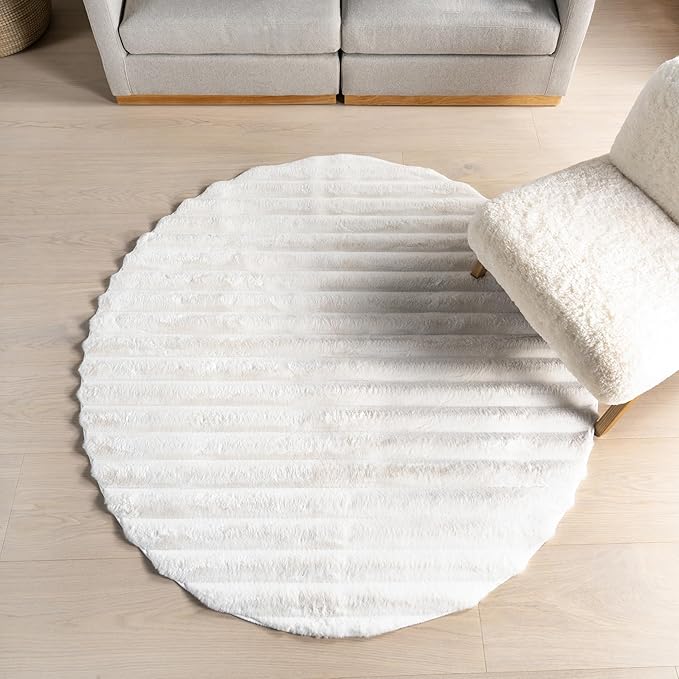 Nuloom SuperiorWash Collection Kai Off-White, Fluffy and Cozy, High Traffic by nuLOOM