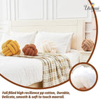 Uvvyui Knot Pillow Ball, Soft Home Decorative Pillows, Round Throw Pillow - Image 3