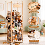 TANONE Stuffed Animal Storage with Wheels - Large Stuffy Storage for Kids
