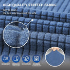 KEKUOU Stretch Loveseat Sofa Cover Slipcover, Couch Covers - Image 5