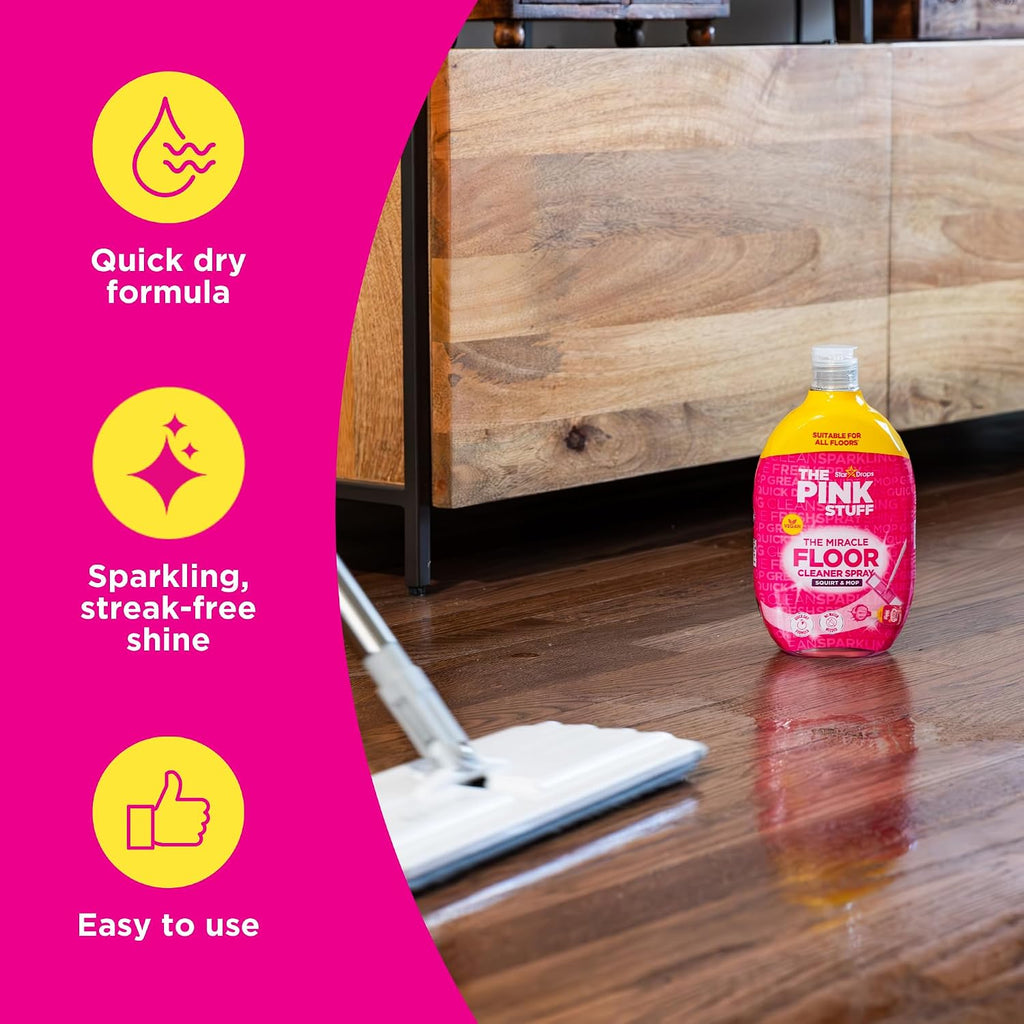 Stardrops The Pink Stuff The Miracle Floor Cleaner Spray 25 Fl Oz 2 Pack