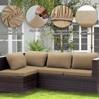 Outdoor Cushion Covers Set, Replacement - Image 4