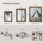 SONGMICS Gallery Wall Frame Set of 10, Hanging or Tabletop Display