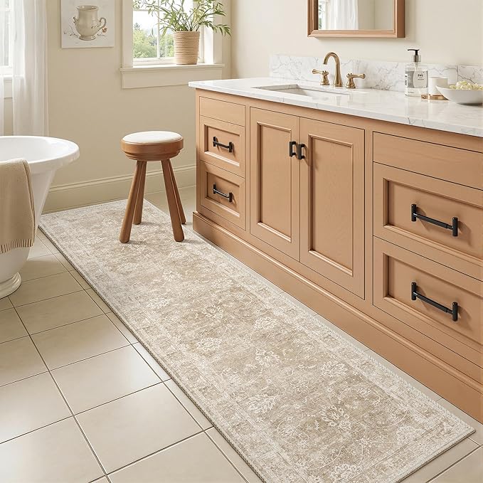 Madane Washable Runner Rug 2x6, Kitchen Hallway Runner Rug - Image 3