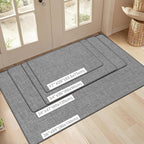 LEKEEPGO Ultra Thin Indoor Door Mat 24"x36", Low-Profile Door Mat Indoor - Image 2