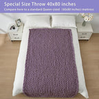 Bigacogo Chunky Knit Throw Blanket - Image 6