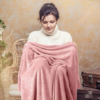 Newwiee 4 Pcs Flanne Fleece Throw Blanket - Image 5