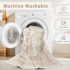 Washable Rugs 8x10 Area Rugs for Living Room, Rugs for Bedroom, Large Carpets - Image 4