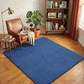 Amearea 5x5 Square Area Rugs for Bedroom Living Room, Modern Blue Thickened by AmeareaDirect