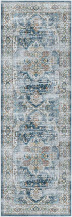 Madane Runner Rug 2'6''x8' Kitchen Runner, Hallway Runner Printed Vintage - Image 2