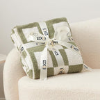 EXQ Home Checkered Throw Blanket, Knitted Blanket - Image 4