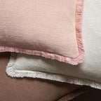 MIULEE Valentines Decorative Throw Pillow Covers Neutral Linen Fringe Throw - Image 4