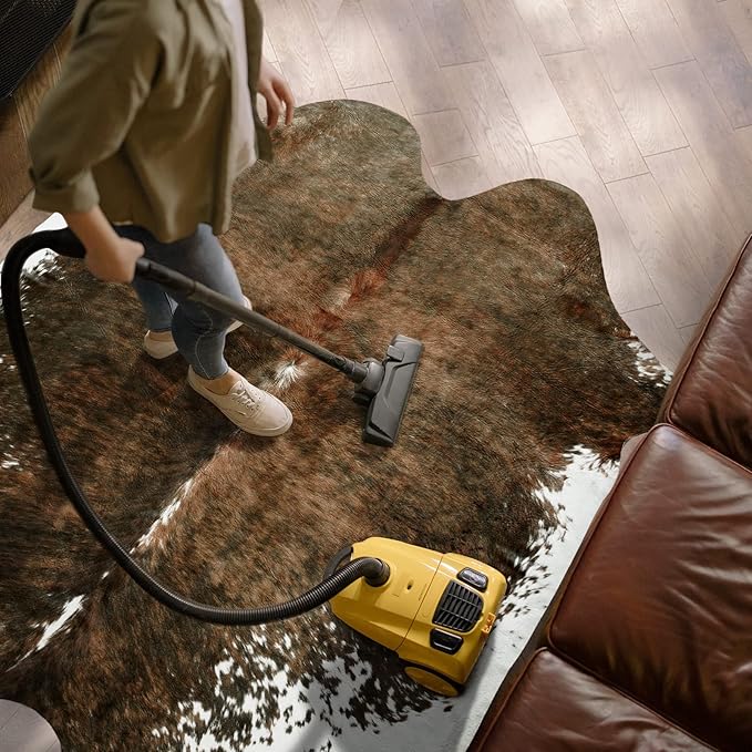 AROGAN Premium Faux Cowhide Rug 2.3 x 3.6 Feet, Sturdy and Large Size Cow Print - Image 3